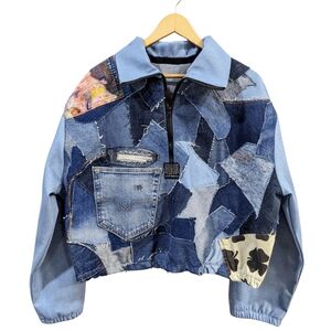 Denim Women’s Half-Zip Pullover (Chest 41-42″)